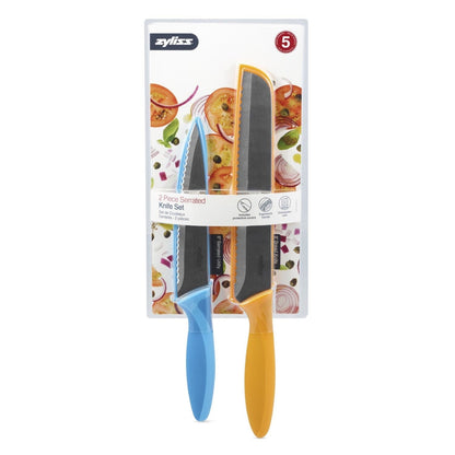 2 Piece Serrated Knife Value Set